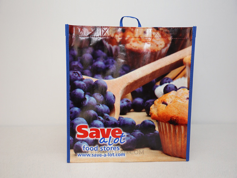 PP non woven glossy lamination with hook X sewing inside 2